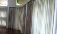 Sheer  Curtains with separate Blockout Lining Curtain