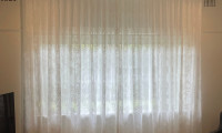 Embroidered Fabric Sheer Curtains